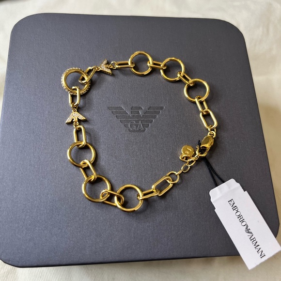 Emporio Armani Drop Earrings and Bracelet - Picture 8 of 13